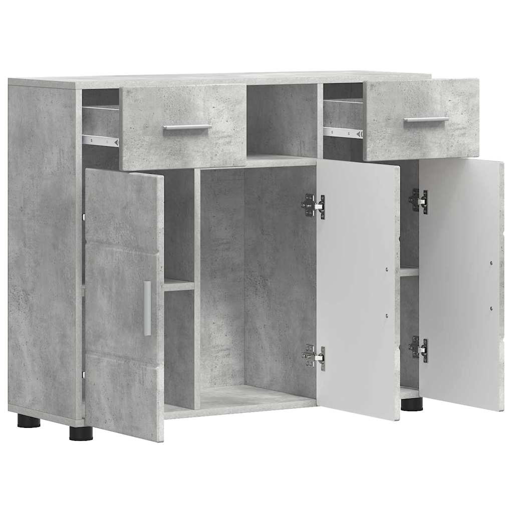 Armadio in Legno Grigio cemento 88,5 x 30,5 x 73 cm