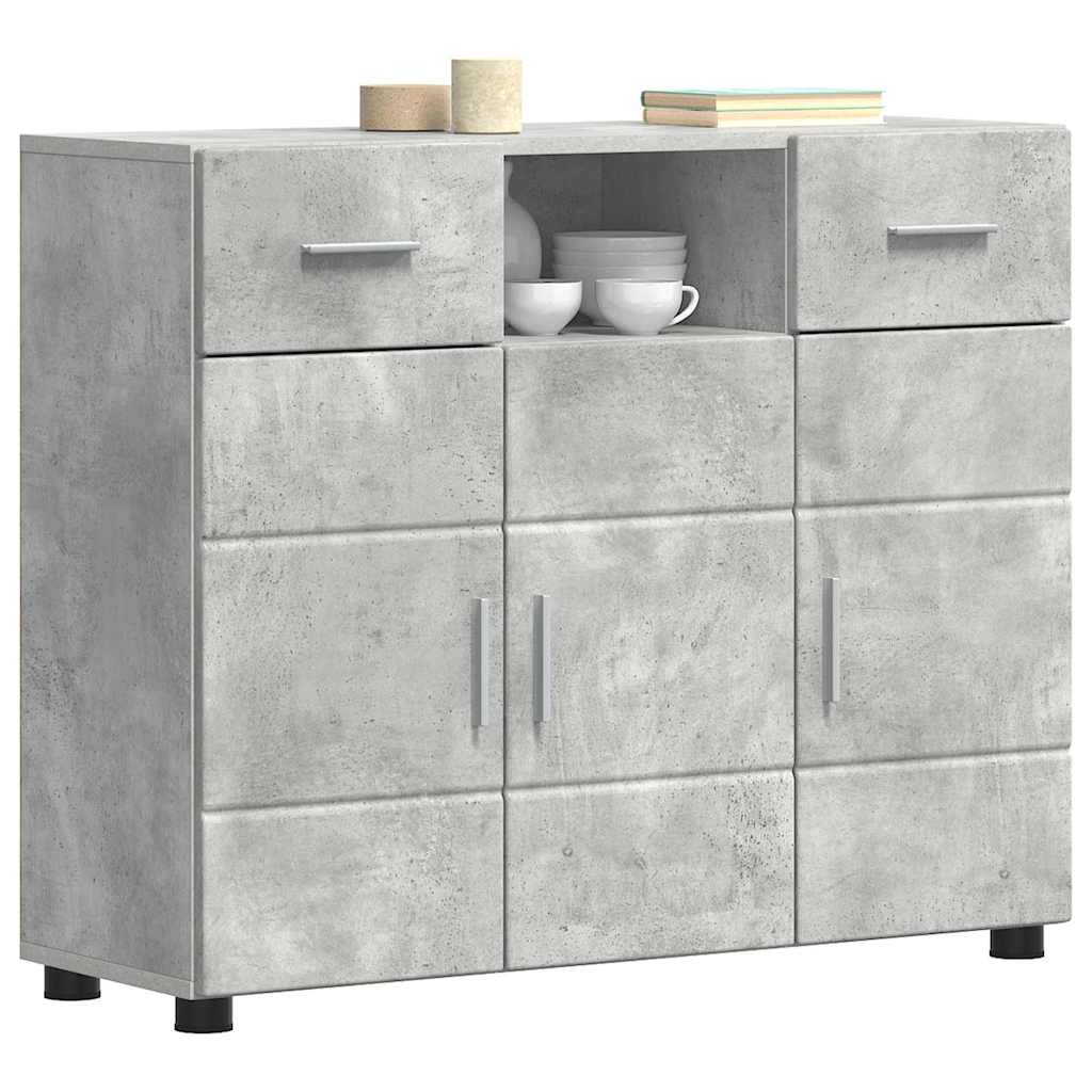 Armadio in Legno Grigio cemento 88,5 x 30,5 x 73 cm