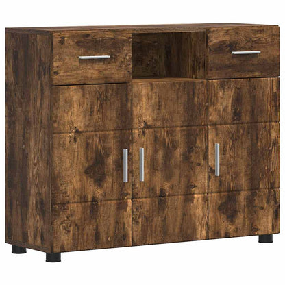 Armadio in Legno con cassetto Rovere fumé 88,5 x 30,5 x 73 cm