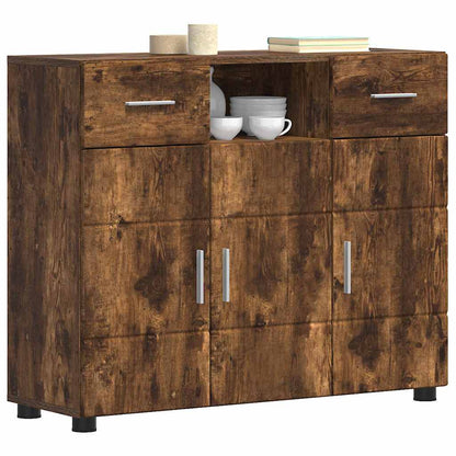 Armadio in Legno con cassetto Rovere fumé 88,5 x 30,5 x 73 cm