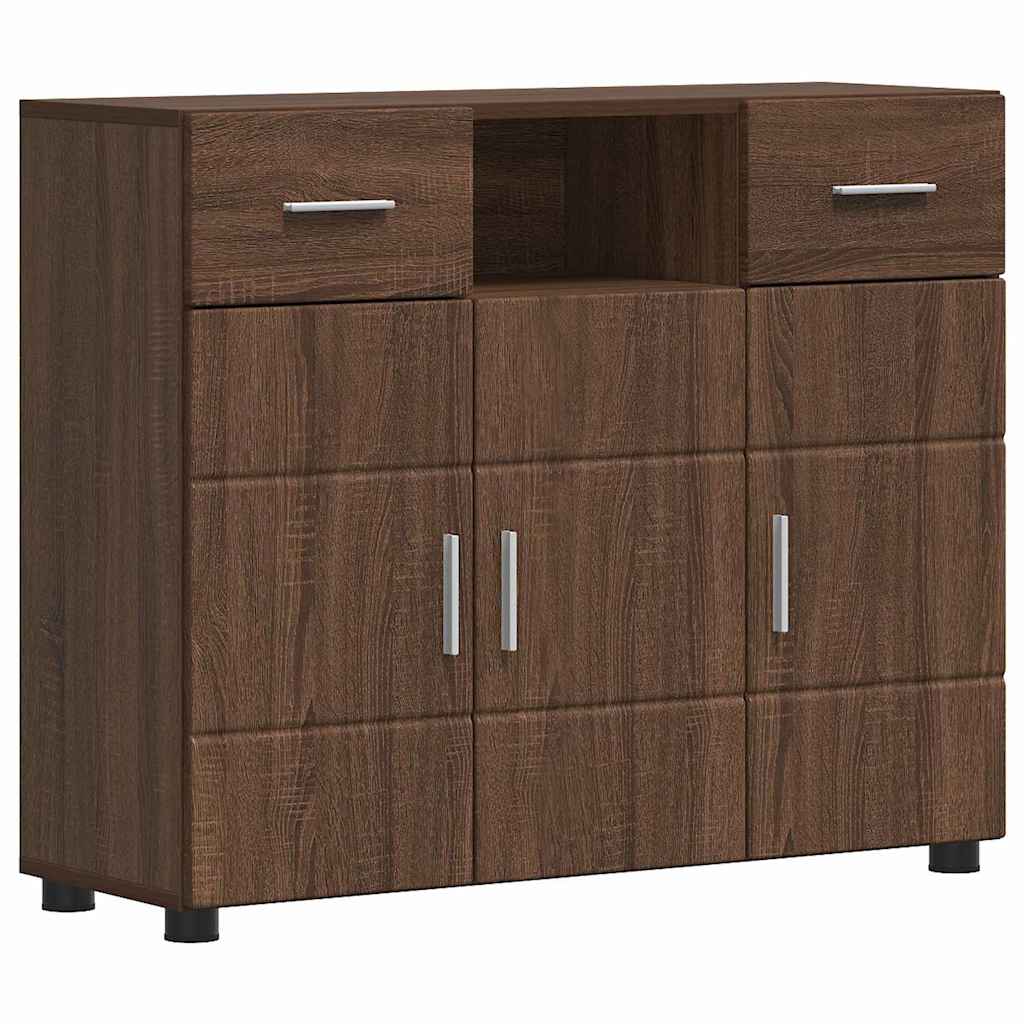 Armadio in Legno Rovere Marrone 88,5 x 30,5 x 73 cm