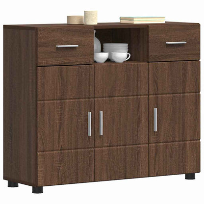 Armadio in Legno Rovere Marrone 88,5 x 30,5 x 73 cm