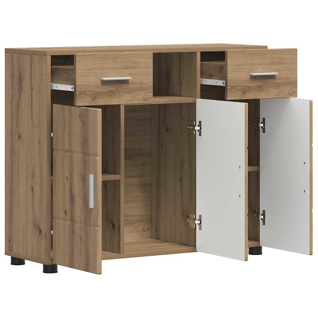 Armadio in Legno Rovere artigianale 88,5 x 30,5 x 73 cm