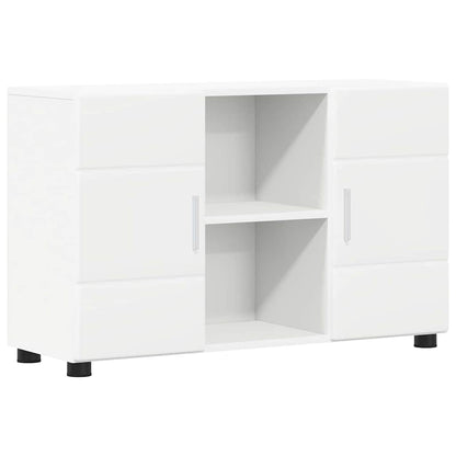 Credenza FLORIN Bianco 88,5 x 30,5 x 55,5 cm Legno multistrato