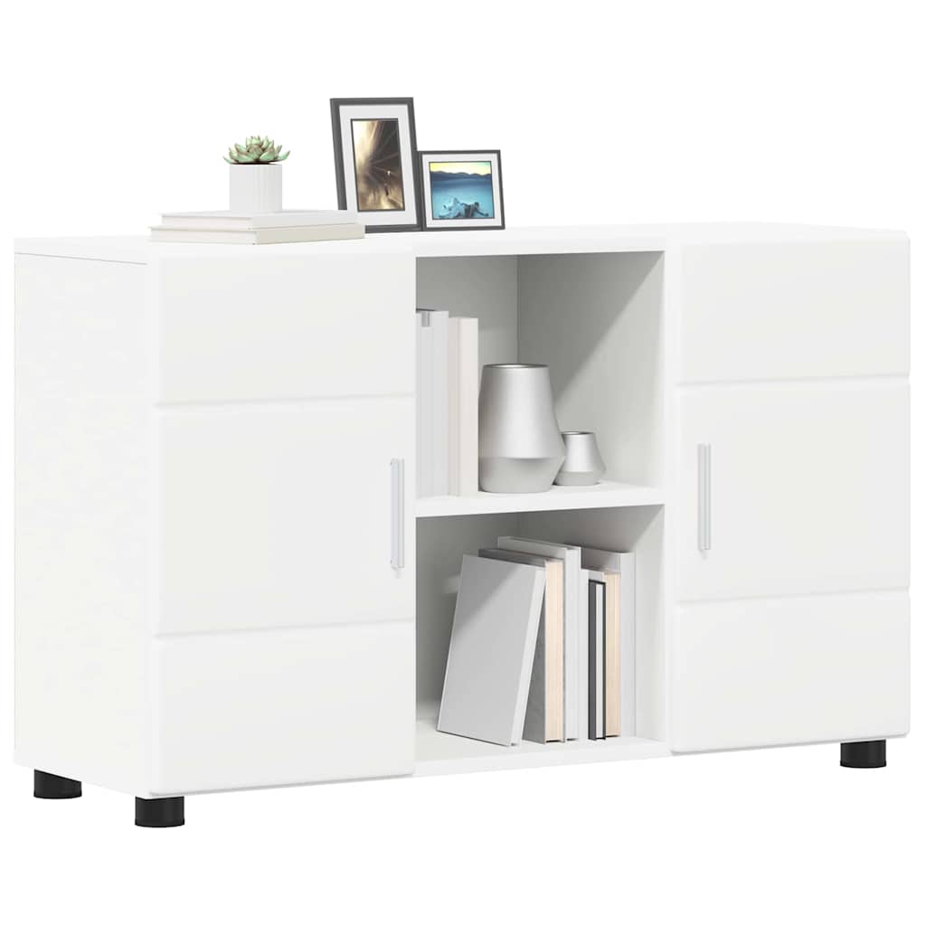 Credenza FLORIN Bianco 88,5 x 30,5 x 55,5 cm Legno multistrato