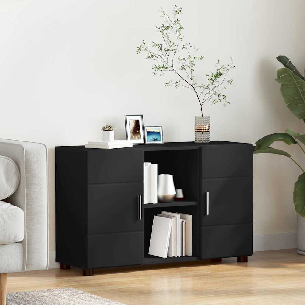 Credenza FLORIN Nero 88,5 x 30,5 x 55,5 cm Legno multistrato