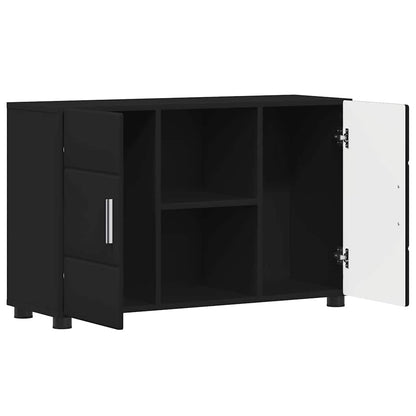 Credenza FLORIN Nero 88,5 x 30,5 x 55,5 cm Legno multistrato