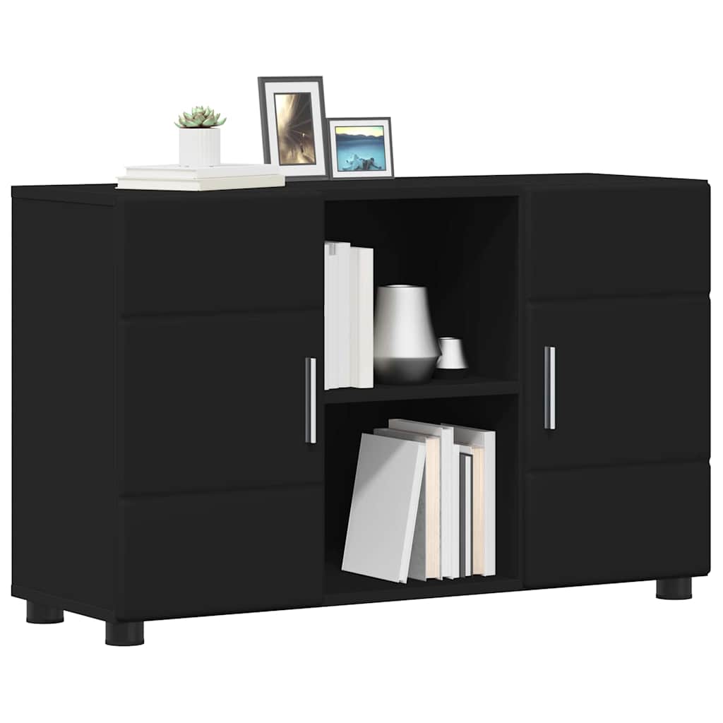 Credenza FLORIN Nero 88,5 x 30,5 x 55,5 cm Legno multistrato