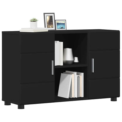 Credenza FLORIN Nero 88,5 x 30,5 x 55,5 cm Legno multistrato