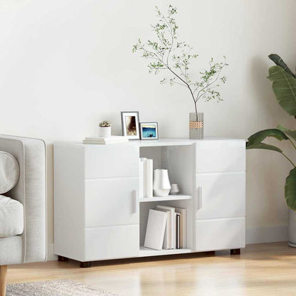 Credenza con porta FLORIN Bianco Lucido 88,5 x 30,5 x 55,5 cm