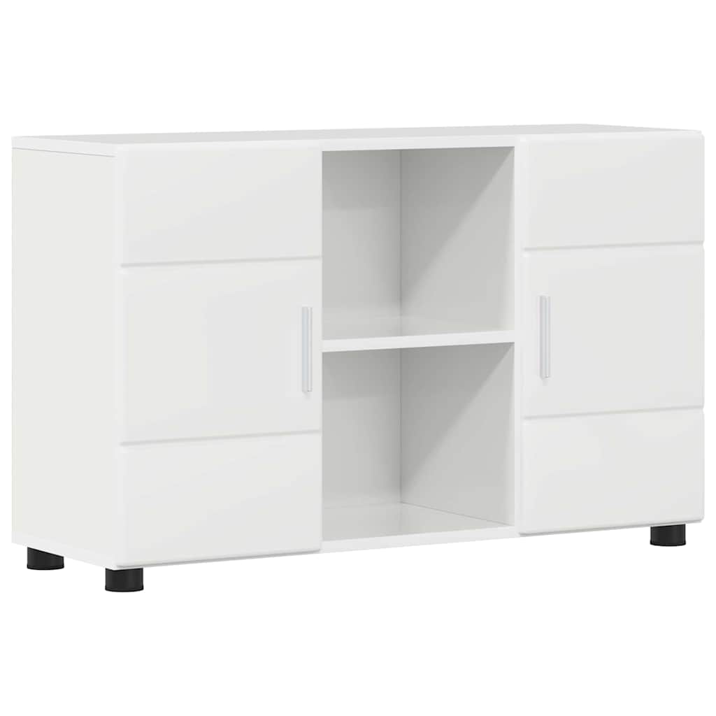 Credenza con porta FLORIN Bianco Lucido 88,5 x 30,5 x 55,5 cm