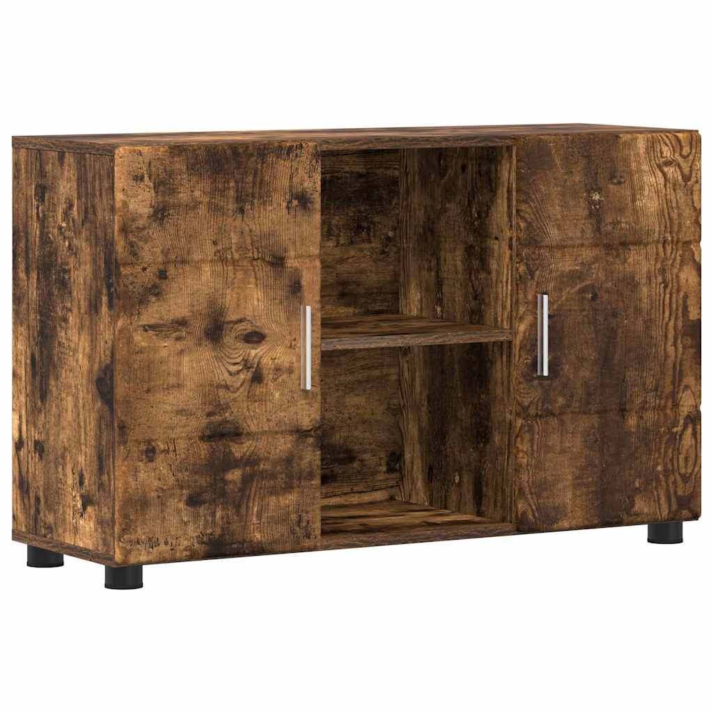 Credenza con porta FLORIN Rovere fumÃ© 88,5 x 30,5 x 55,5 cm