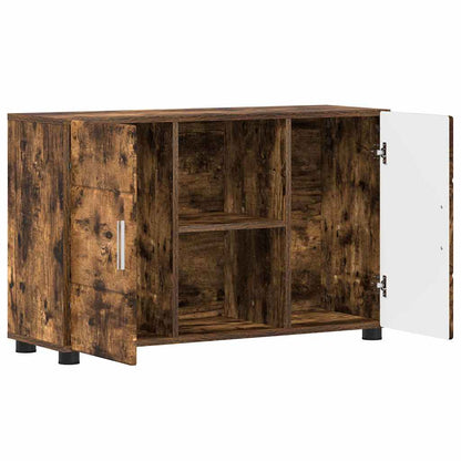 Credenza con porta FLORIN Rovere fumÃ© 88,5 x 30,5 x 55,5 cm