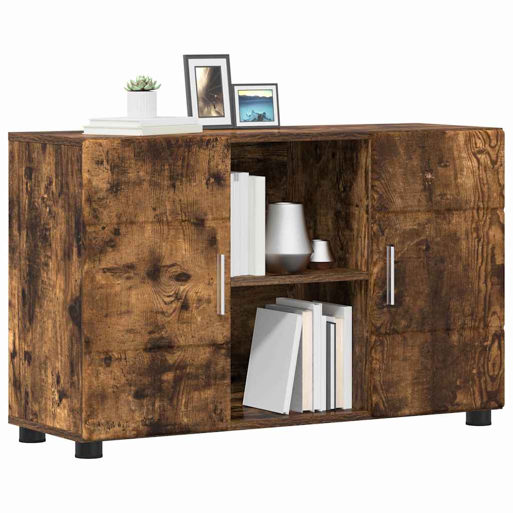 Credenza con porta FLORIN Rovere fumÃ© 88,5 x 30,5 x 55,5 cm