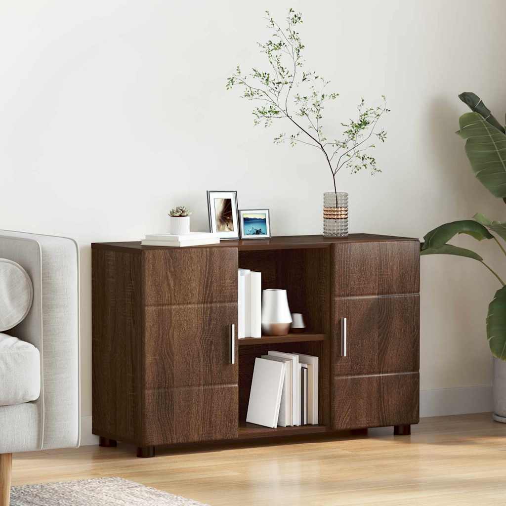 Credenza con porta FLORIN Rovere Marrone 88,5 x 30,5 x 55,5 cm