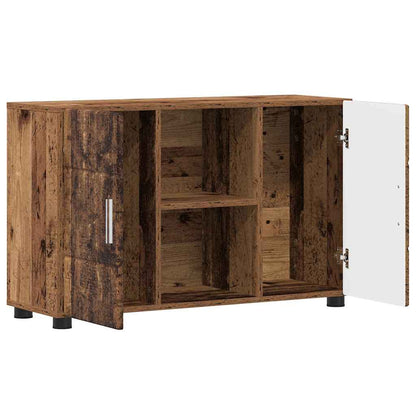 Credenza con porta FLORIN Legno vecchio 88,5 x 30,5 x 55,5 cm