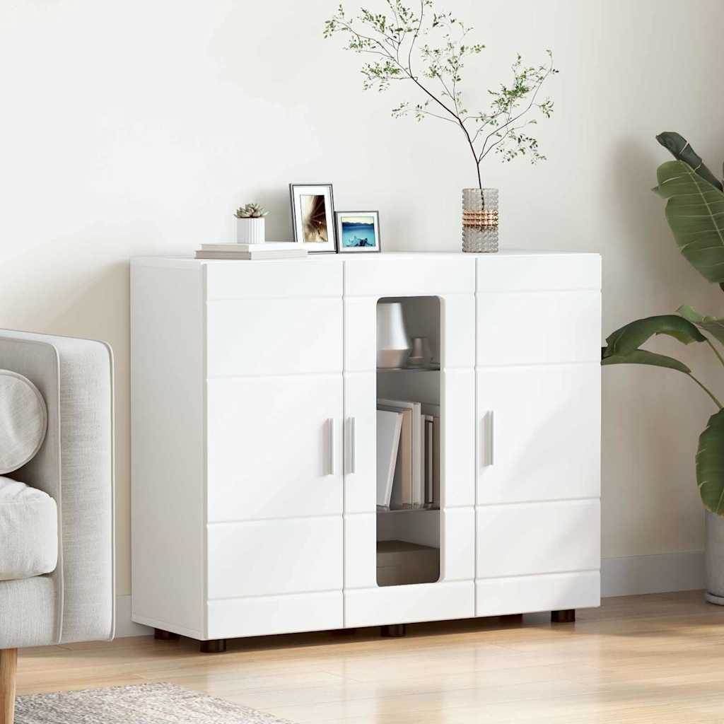Armadio in Legno Bianco 88,5 x 30,5 x 73 cm Legno multistrato