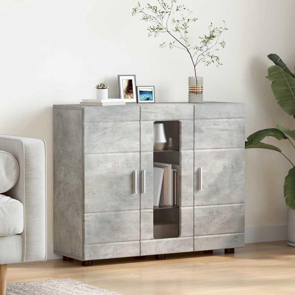 Armadio in Legno Grigio cemento 88,5 x 30,5 x 73 cm