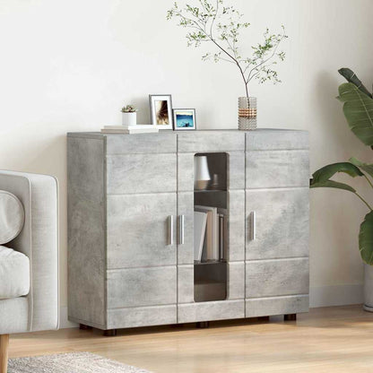 Armadio in Legno Grigio cemento 88,5 x 30,5 x 73 cm