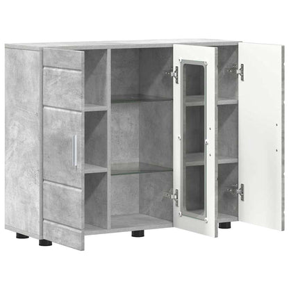 Armadio in Legno Grigio cemento 88,5 x 30,5 x 73 cm
