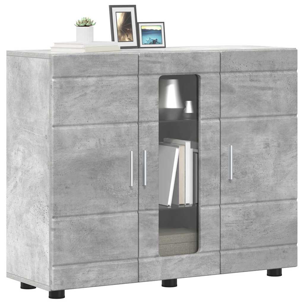 Armadio in Legno Grigio cemento 88,5 x 30,5 x 73 cm