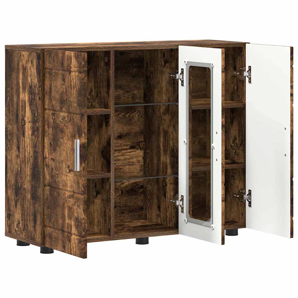 Armadio in Legno Rovere fumé 88,5 x 30,5 x 73 cm