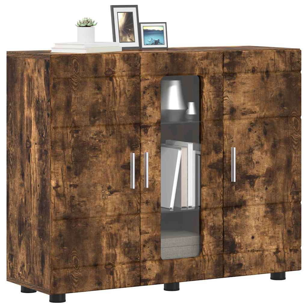 Armadio in Legno Rovere fumé 88,5 x 30,5 x 73 cm