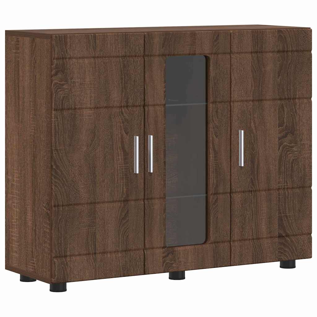 Armadio in Legno Rovere Marrone 88,5 x 30,5 x 73 cm