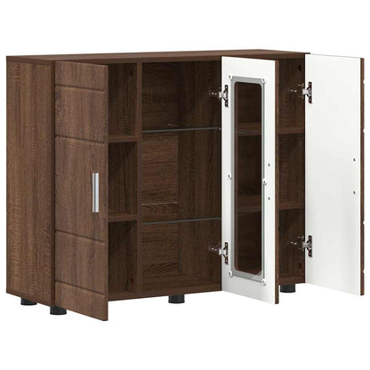 Armadio in Legno Rovere Marrone 88,5 x 30,5 x 73 cm