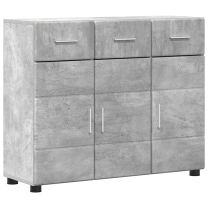 Credenza con porta FLORIN Grigio cemento 88,5 x 30,5 x 73 cm