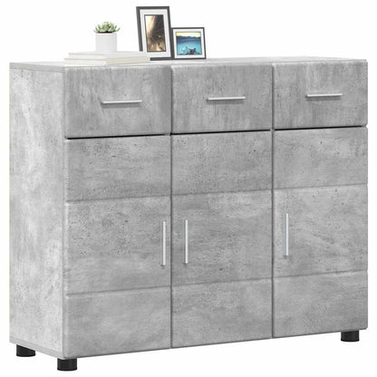 Credenza con porta FLORIN Grigio cemento 88,5 x 30,5 x 73 cm