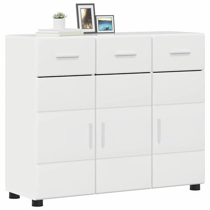 Credenza con porta FLORIN Bianco Lucido 88,5 x 30,5 x 73 cm