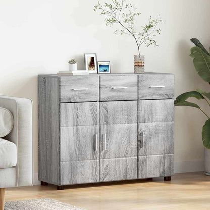 Credenza con porta FLORIN Grigio Sonoma 88,5 x 30,5 x 73 cm