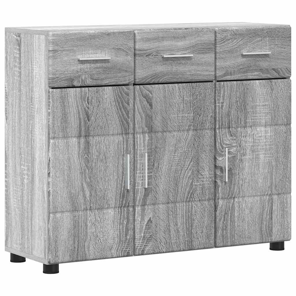 Credenza con porta FLORIN Grigio Sonoma 88,5 x 30,5 x 73 cm