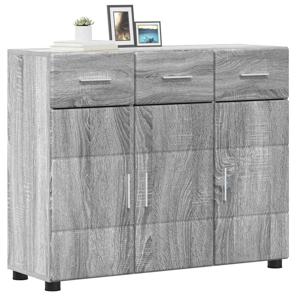 Credenza con porta FLORIN Grigio Sonoma 88,5 x 30,5 x 73 cm
