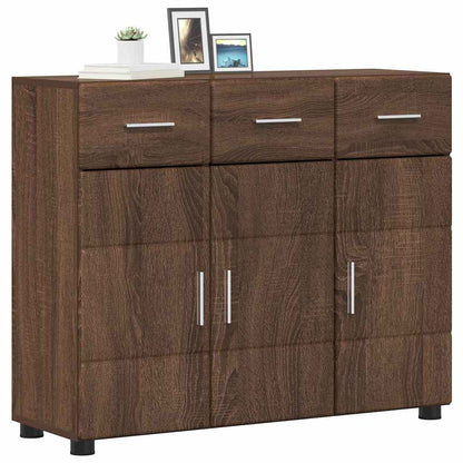Credenza con porta FLORIN Rovere Marrone 88,5 x 30,5 x 73 cm