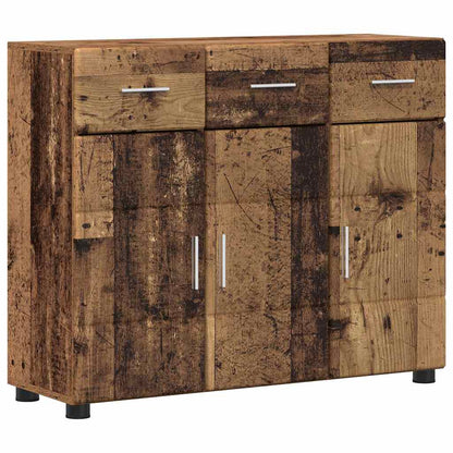 Credenza con porta FLORIN Legno vecchio 88,5 x 30,5 x 73 cm
