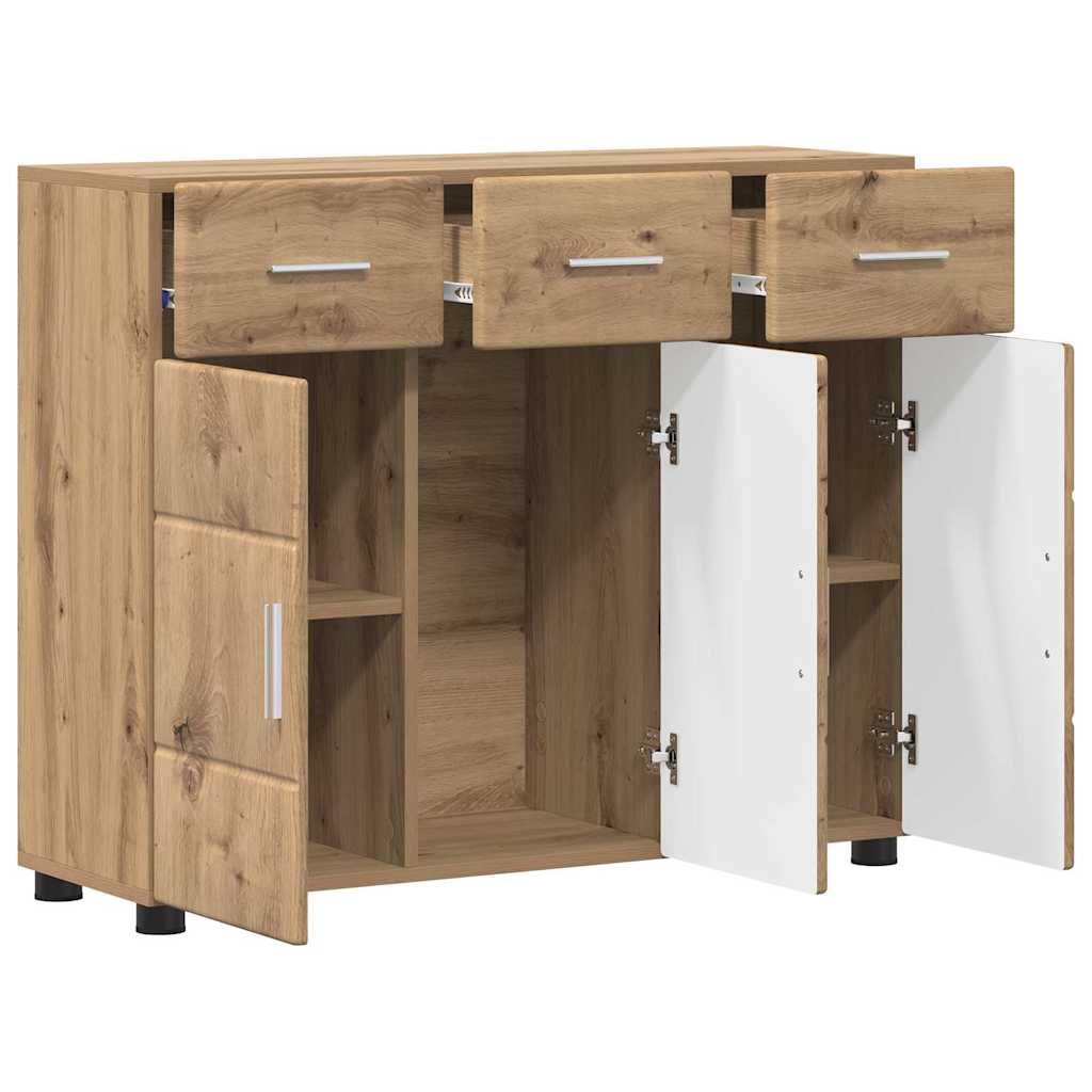 Credenza FLORIN Rovere artigianale 88,5 x 30,5 x 73 cm