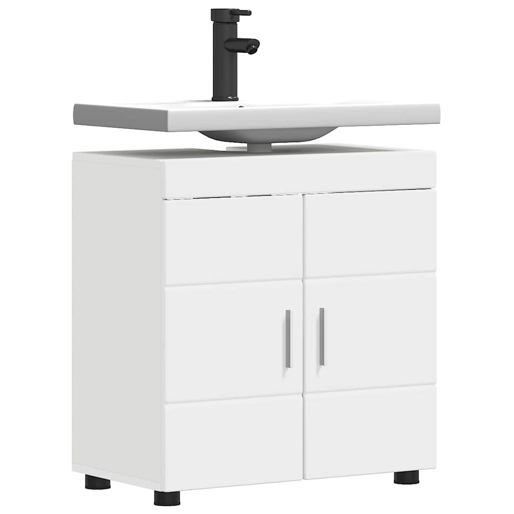 Set di Armadi da Bagno TULUM Bianco 60 x 34 x 63 cm