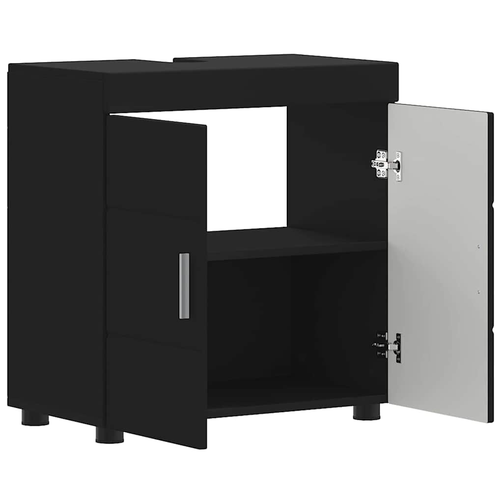 Set di Armadi da Bagno TULUM Nero 60 x 34 x 63 cm