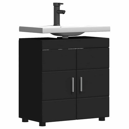 Set di Armadi da Bagno TULUM Nero 60 x 34 x 63 cm