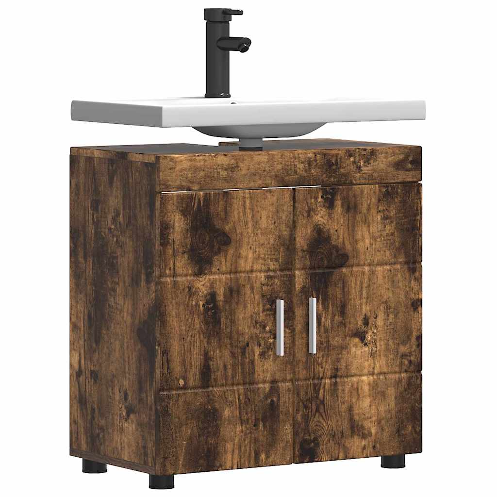 Set di Armadi da Bagno TULUM Rovere fumé 60 x 34 x 63 cm