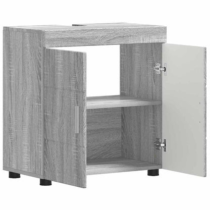 Set di Armadi da Bagno TULUM Grigio Sonoma 60 x 34 x 63 cm