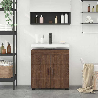 Set di Armadi da Bagno TULUM Rovere Marrone 60 x 34 x 63 cm