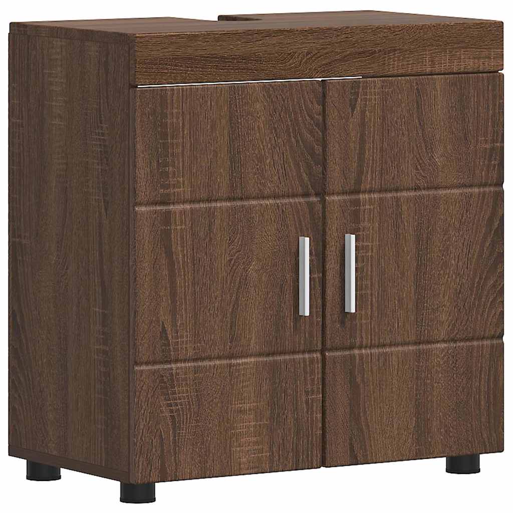 Set di Armadi da Bagno TULUM Rovere Marrone 60 x 34 x 63 cm