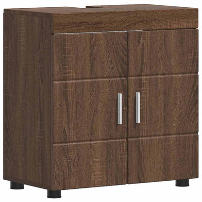 Set di Armadi da Bagno TULUM Rovere Marrone 60 x 34 x 63 cm