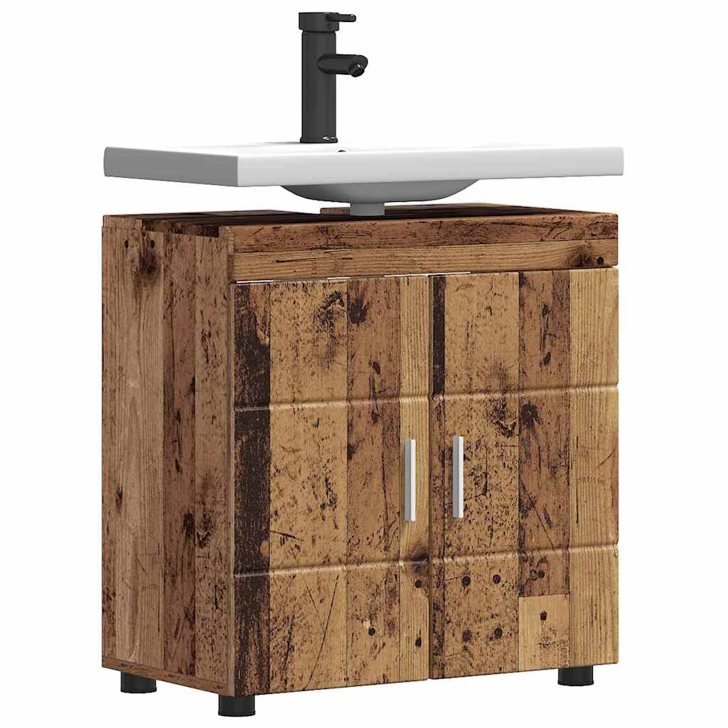 Set di Armadi da Bagno TULUM Legno vecchio 60 x 34 x 63 cm