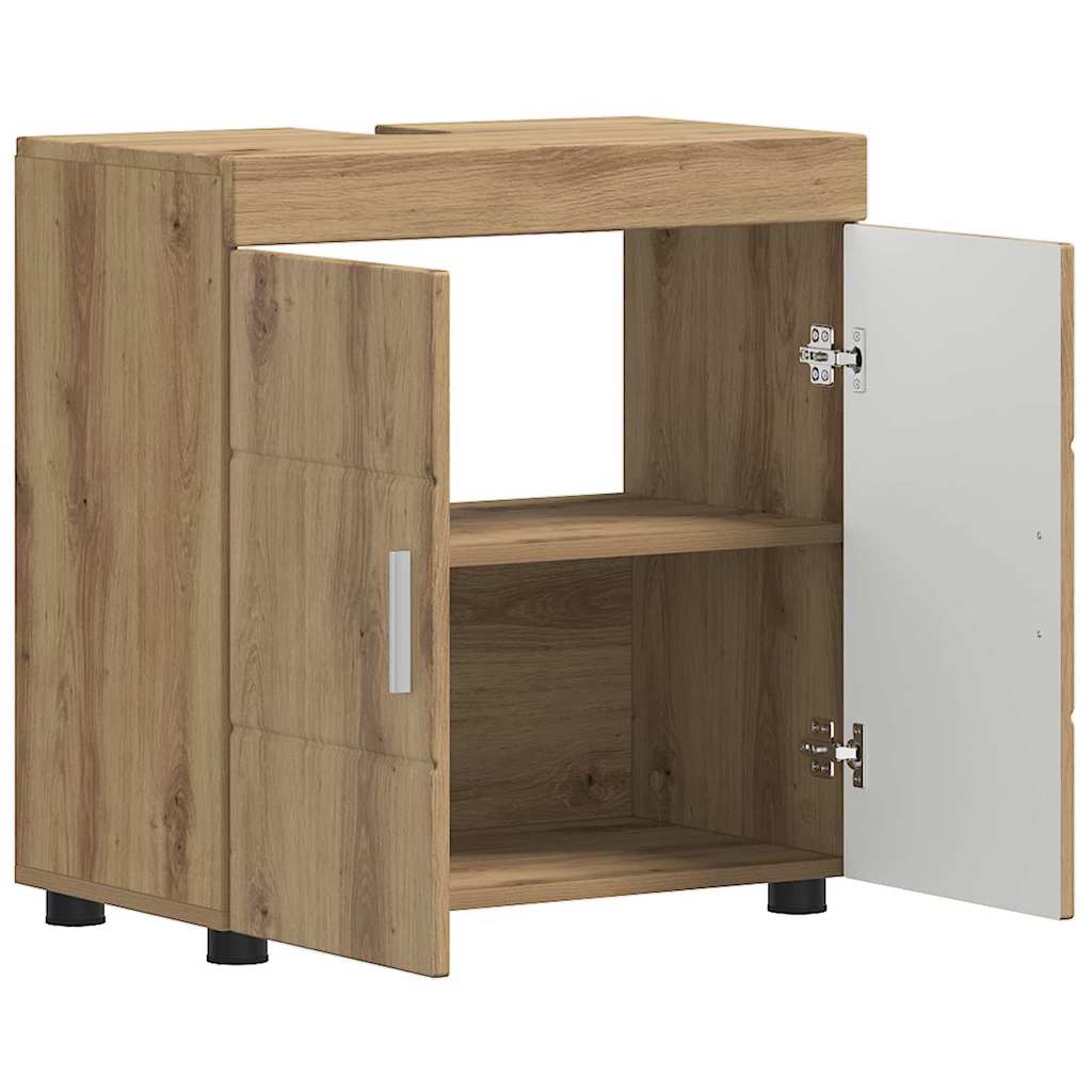 Set di Armadi da Bagno TULUM Rovere artigianale 60 x 34 x 63 cm