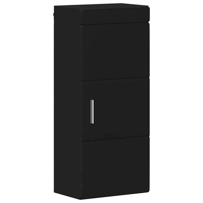Armadio da bagno a muro con porta TULUM Nero 37 x 24,5 x 86 cm