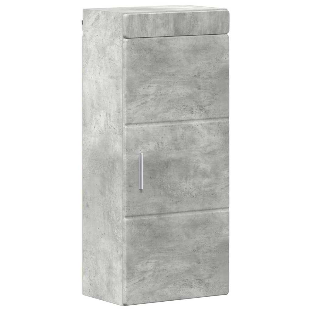 Armadio da bagno a muro TULUM Grigio cemento 37 x 24,5 x 86 cm